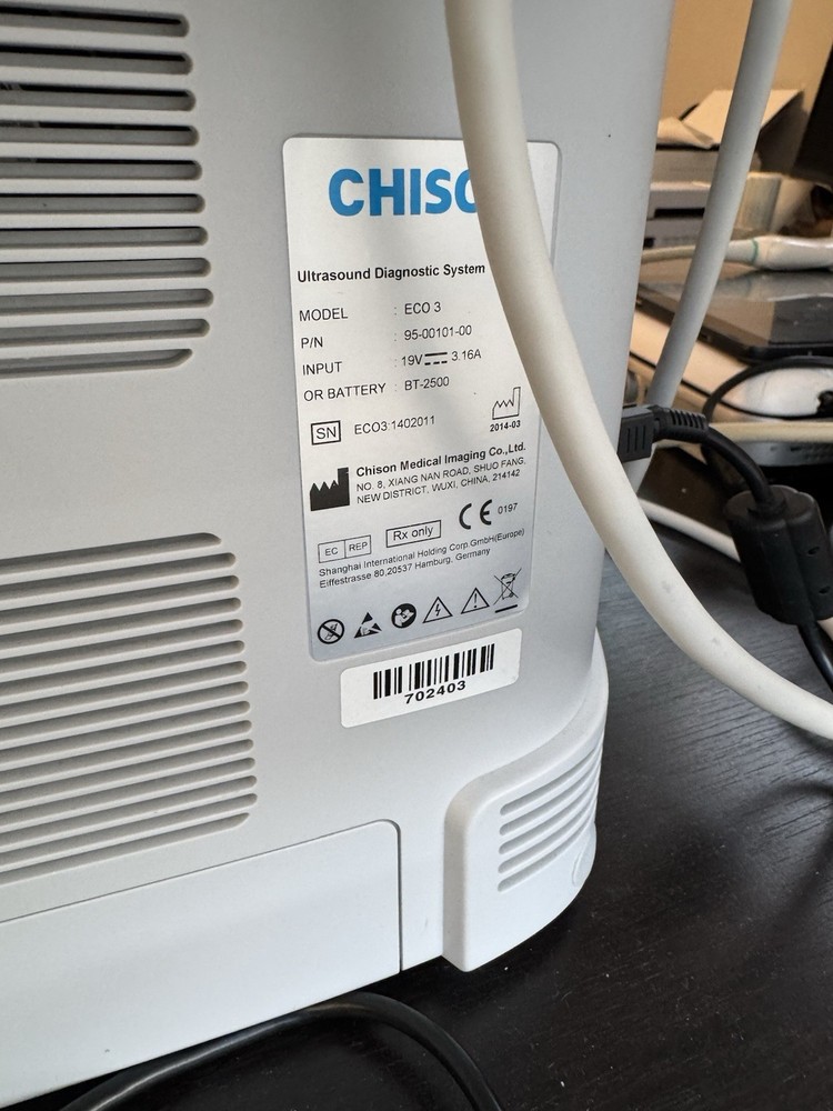 Chison Eco 3 with Convex Abdominal Probe