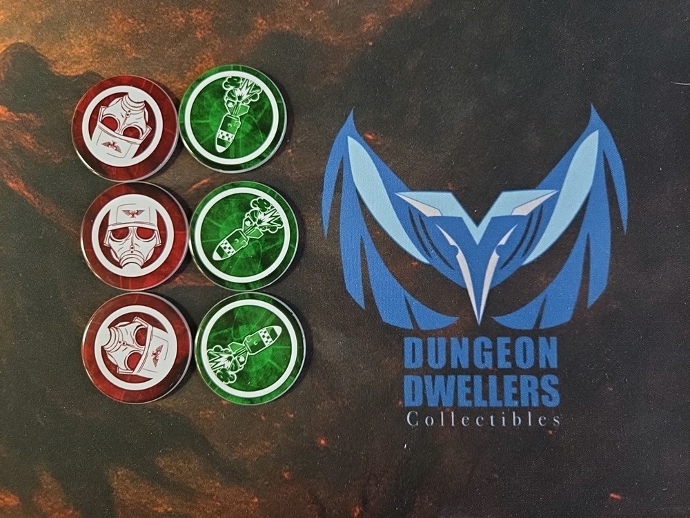 Warhammer 40k Op Objective 2025 Double Sided Markers