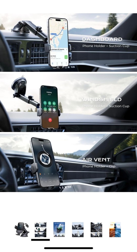 15W Fast Wireless Car Charger