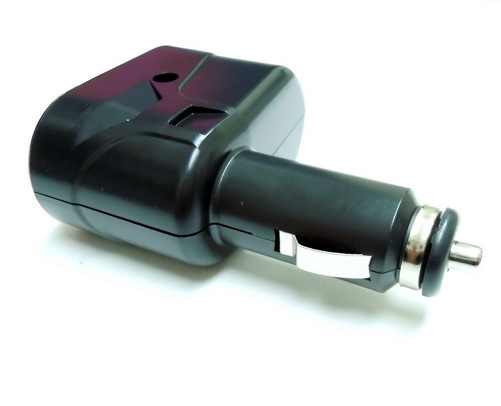 Dural Outlet Socket Auto Cigarette Lighter 12-24V DC Power Plug Adapter Splitter