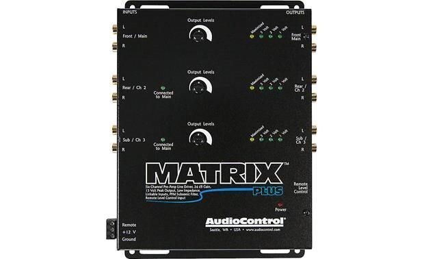 AUDIO CONTROL MATRIX PLUS / 6-CHANNEL LINE DRIVER W/ OPTIONAL LEVEL CONTROL