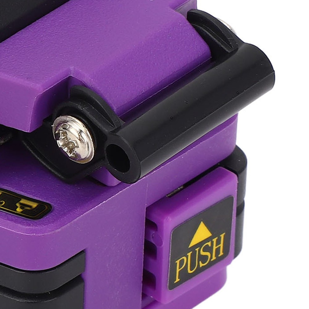 Fiber Optic Cleaver High Accuracy Optical Cable Cutter Tool Purple