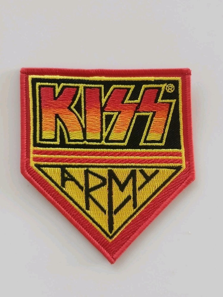 Kiss Army Logo Patch Licensed Kiss 3.1/4" x 3.1/5" New Classic Embroidered Patch