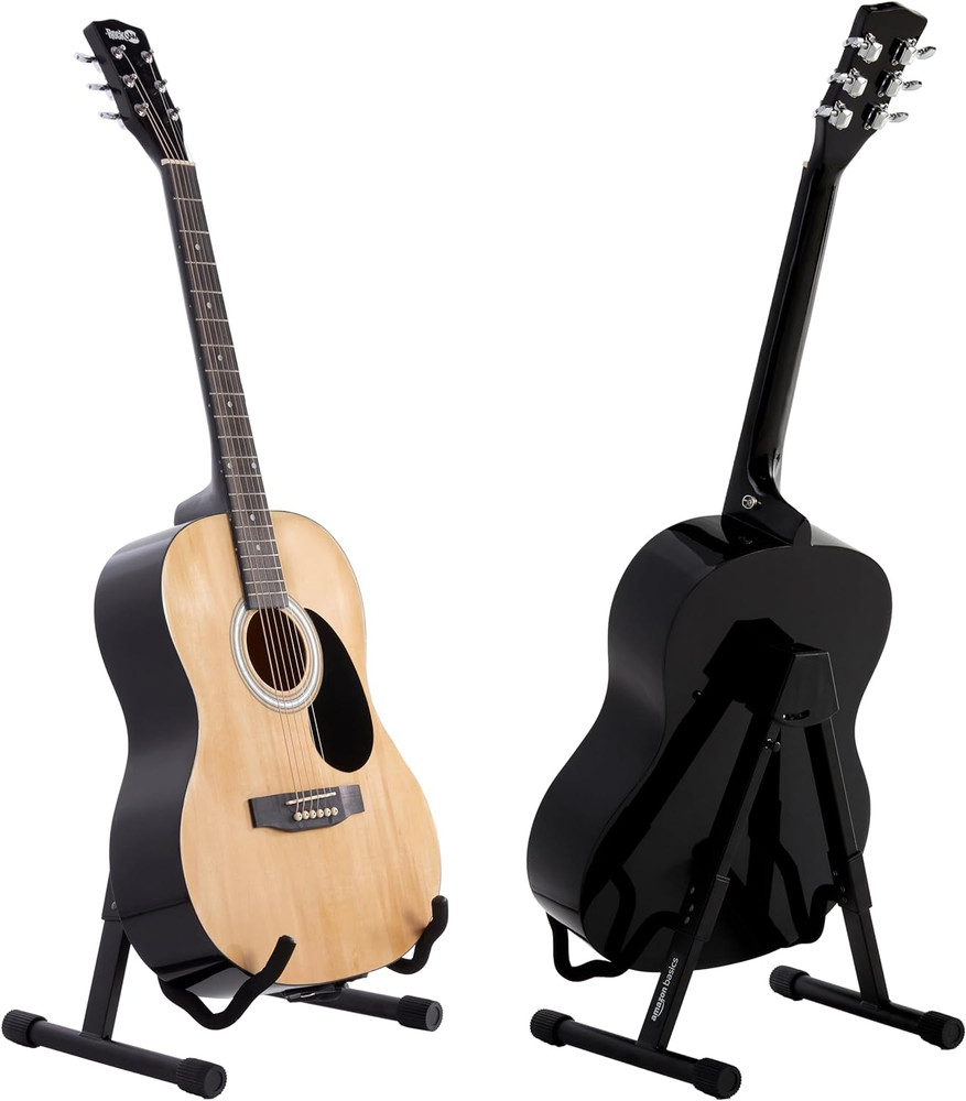 Adjustable Folding Guitar Stand, A-Shape, Fully Assembled - for School Music Pro