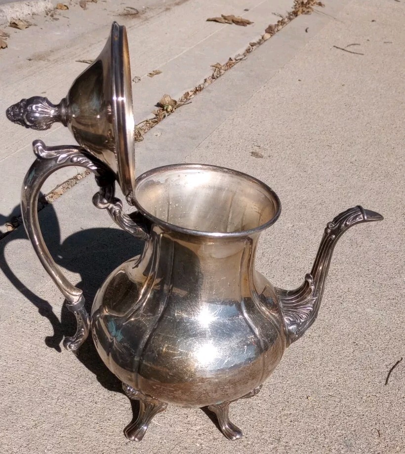 Antique Silver Plated Teapot