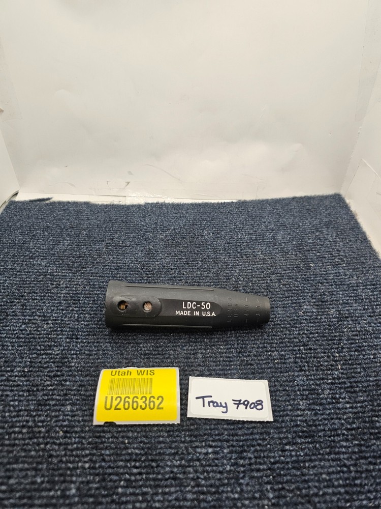 Lenco LDC-50: Black Dinse Style Cable Connector