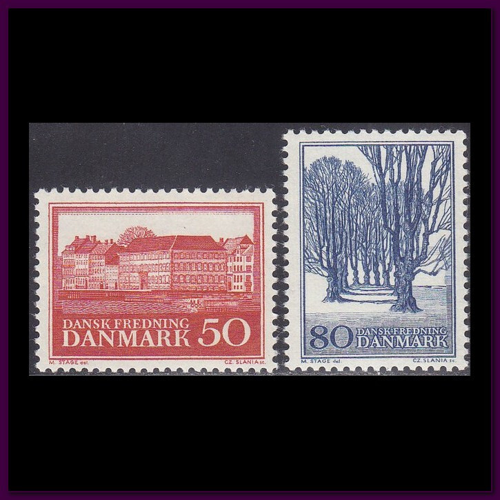Denmark - 1966  (449-450) Mint never Hinged - Normal Paper