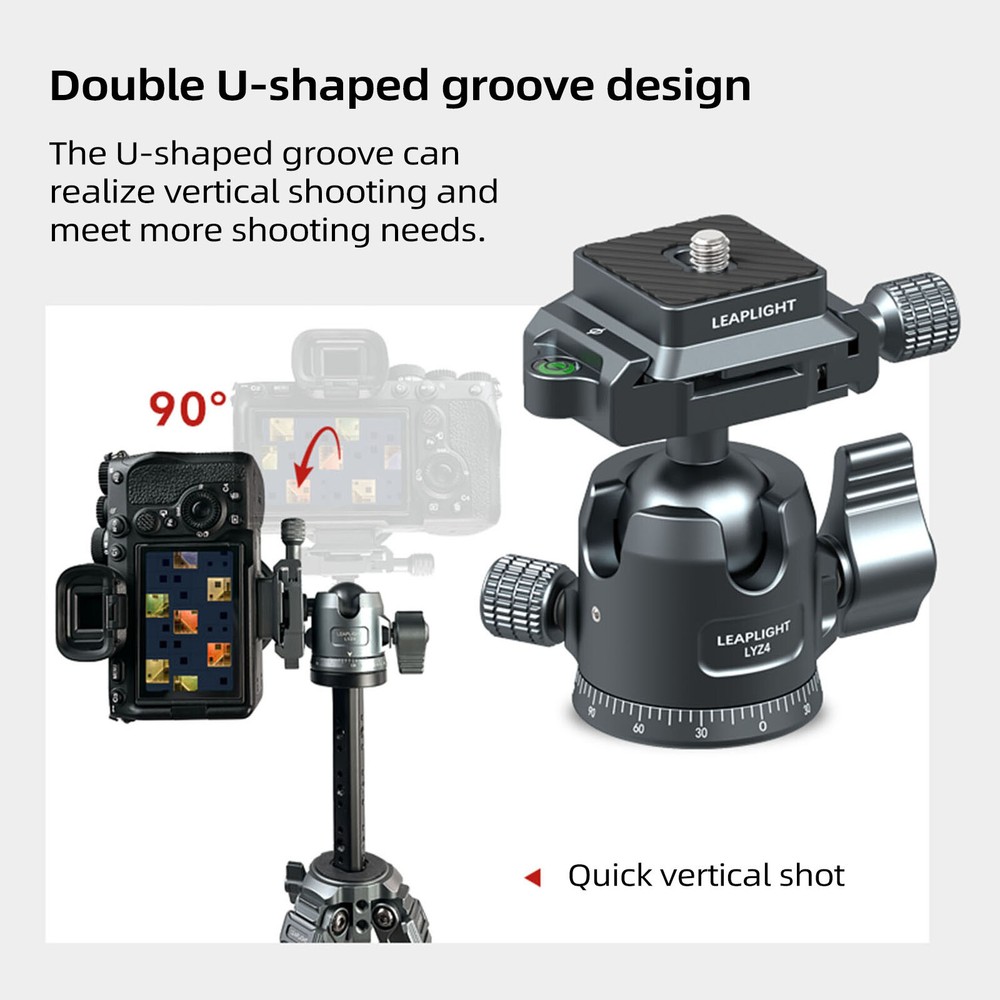 Tripod Ball Head Ballhead Mount Universal Rotating Ballhead Mount