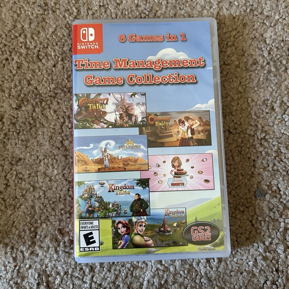 Replacement Case (NO GAME) Time Management Game Collection  for  Nintendo Switch