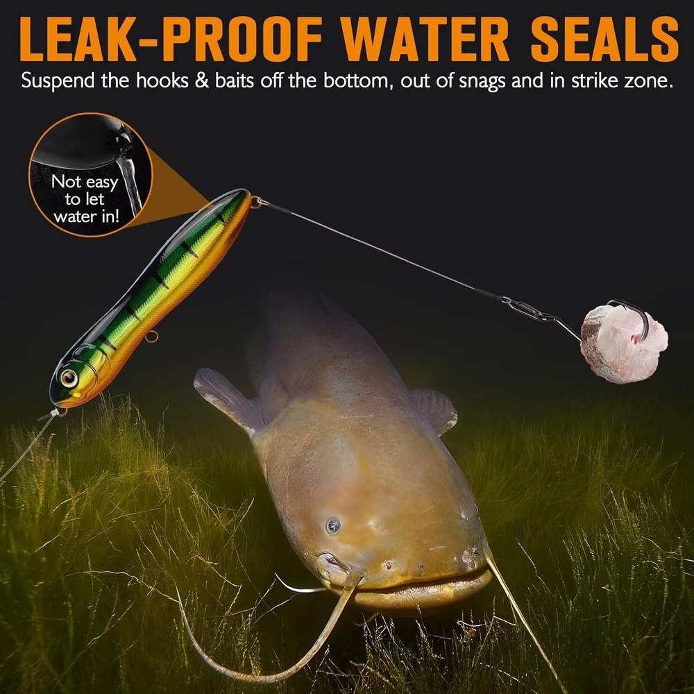 Dovesun Catfish Rigs Tackle with 7/0 Circle Hook, Sharp B * 6PCS