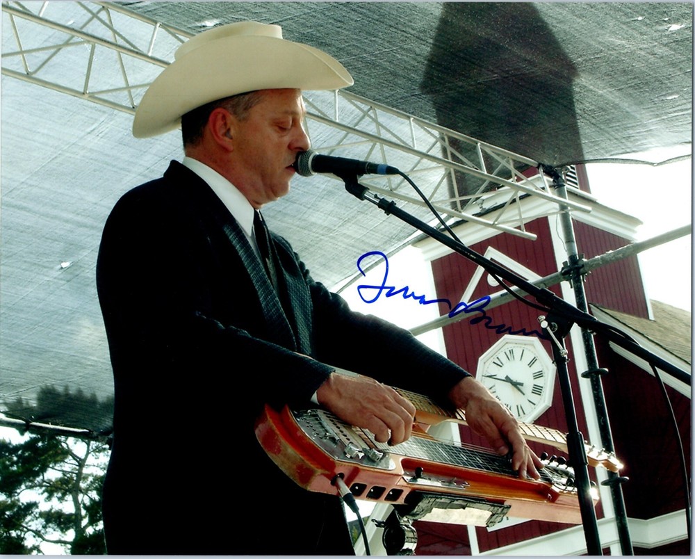 JUNIOR BROWN SIGNED AUTOGRAPHED 8X10 PHOTO E