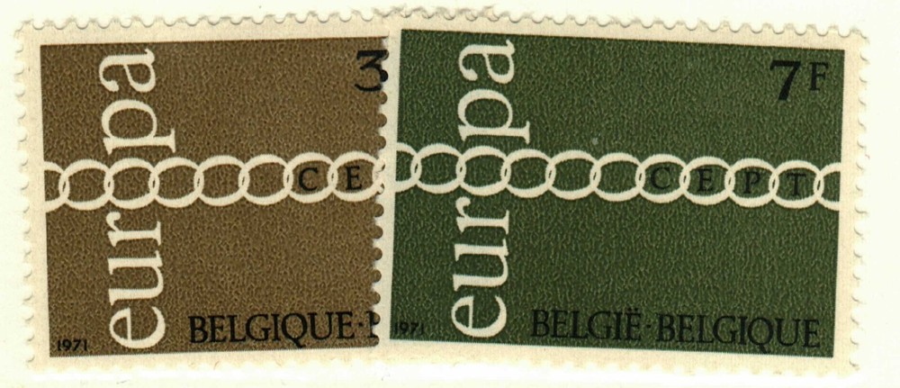 Belgium #803-4 MH Europa issue