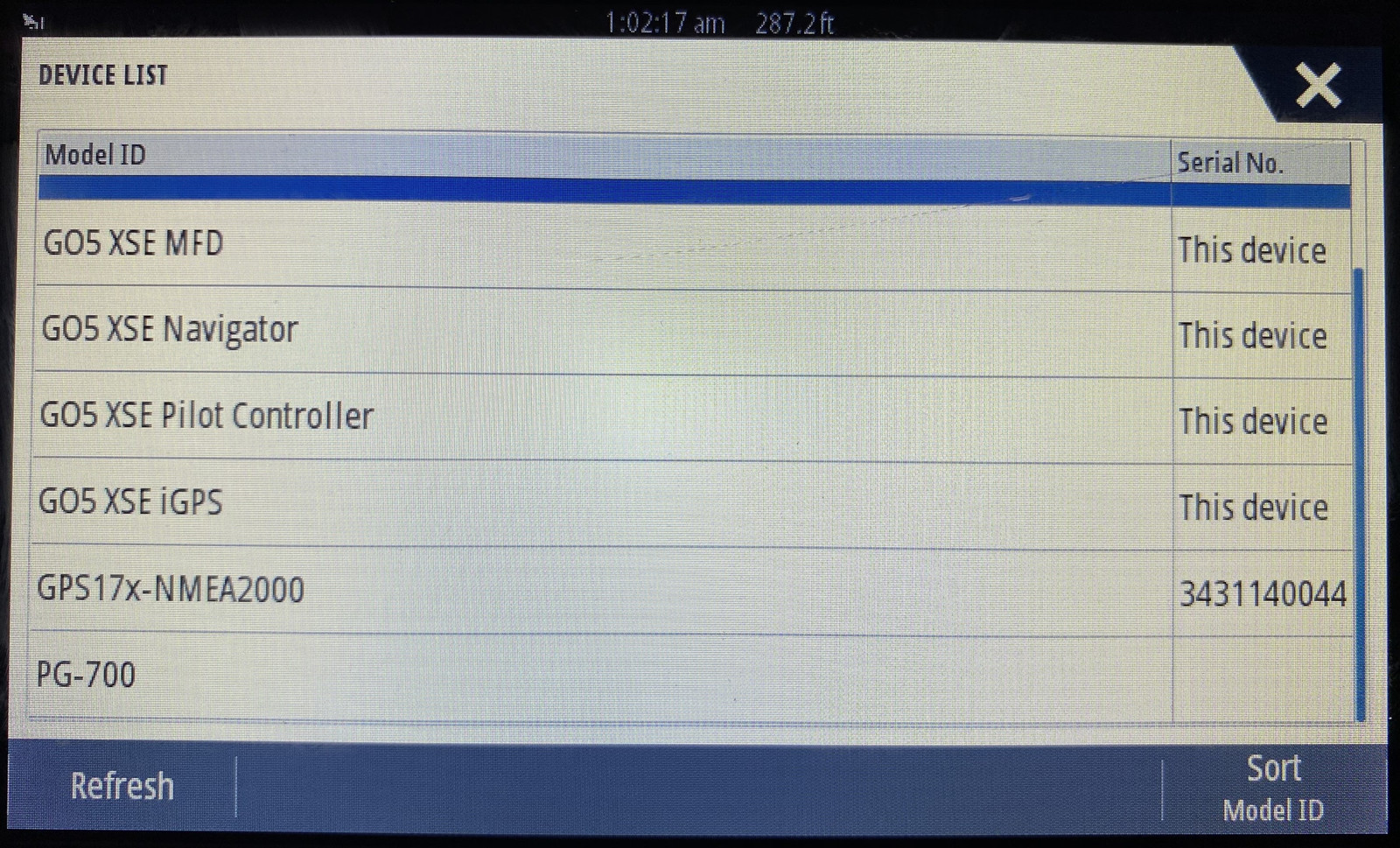 Simrad GO5 XSE MFD Touchscreen Display W/ Suncover (Tested) 90-Day Warranty