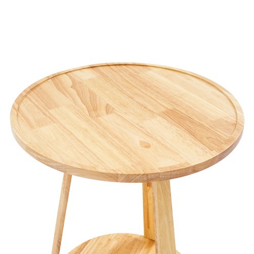 Small Round Side Table, Side Table for Small Spaces, Modern Couch End Table