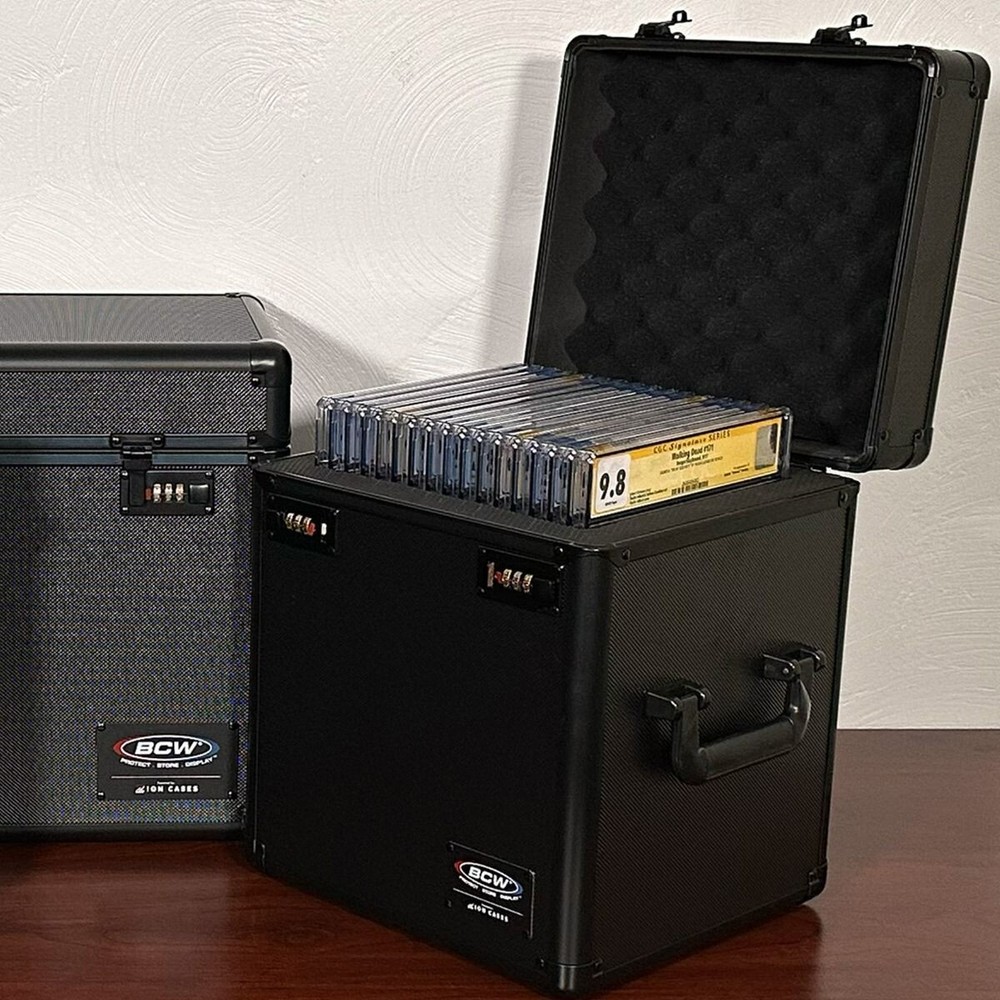 (15ct) BCW Small Graded Lock Case - For Graded Comics - Single Latching Case