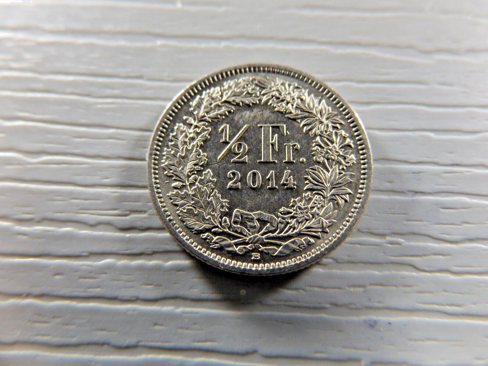 SWITZERLAND 2014 1/2 (Half) Franc