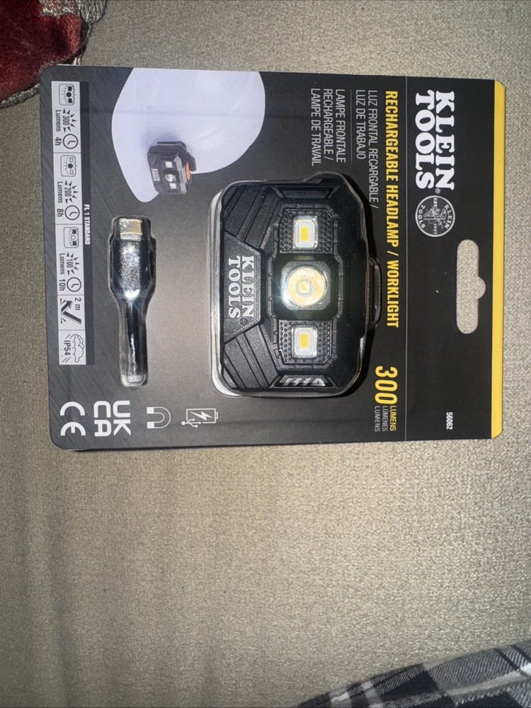 Klein Rechargeable Light Array LED Headlamp, 250 Lumens, 56049