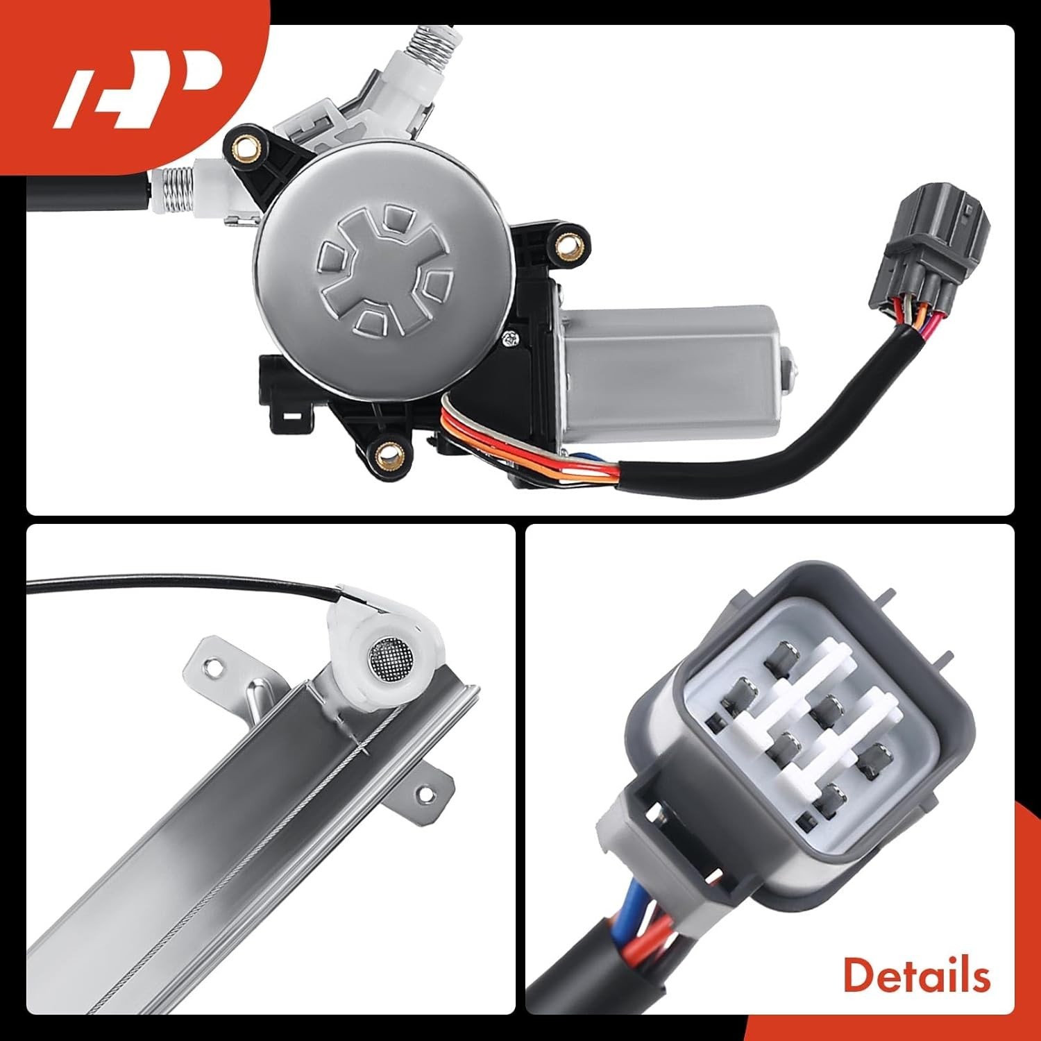 Power Window Regulator with Motor Replacement for Honda Front Driver Side