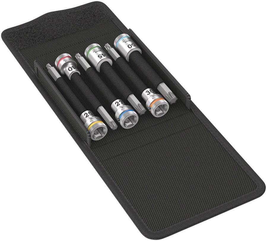 Wera 8767 B TORX HF 1 Zyklop bit socket set with holding function - 3/8" drive,