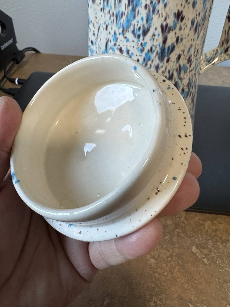 Vintage Speckled Pitcher Mid Mod?