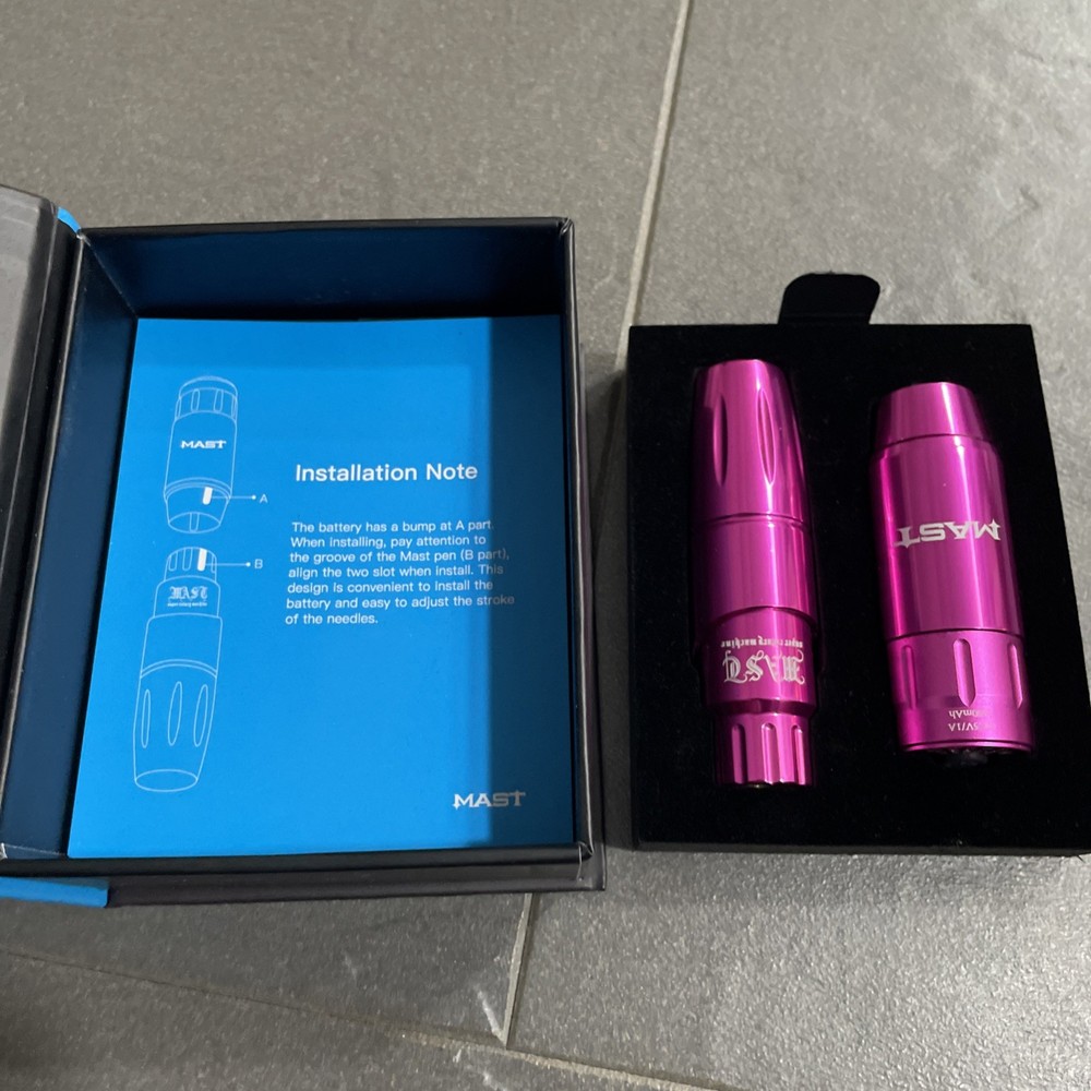 Mast Wireless System Tattoo Pen Machine NOB