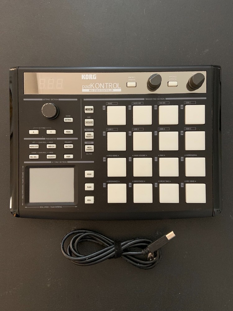 KORG padKONTROL MIDI Studio Controller KPC-1 W/ USB CABLE / No box