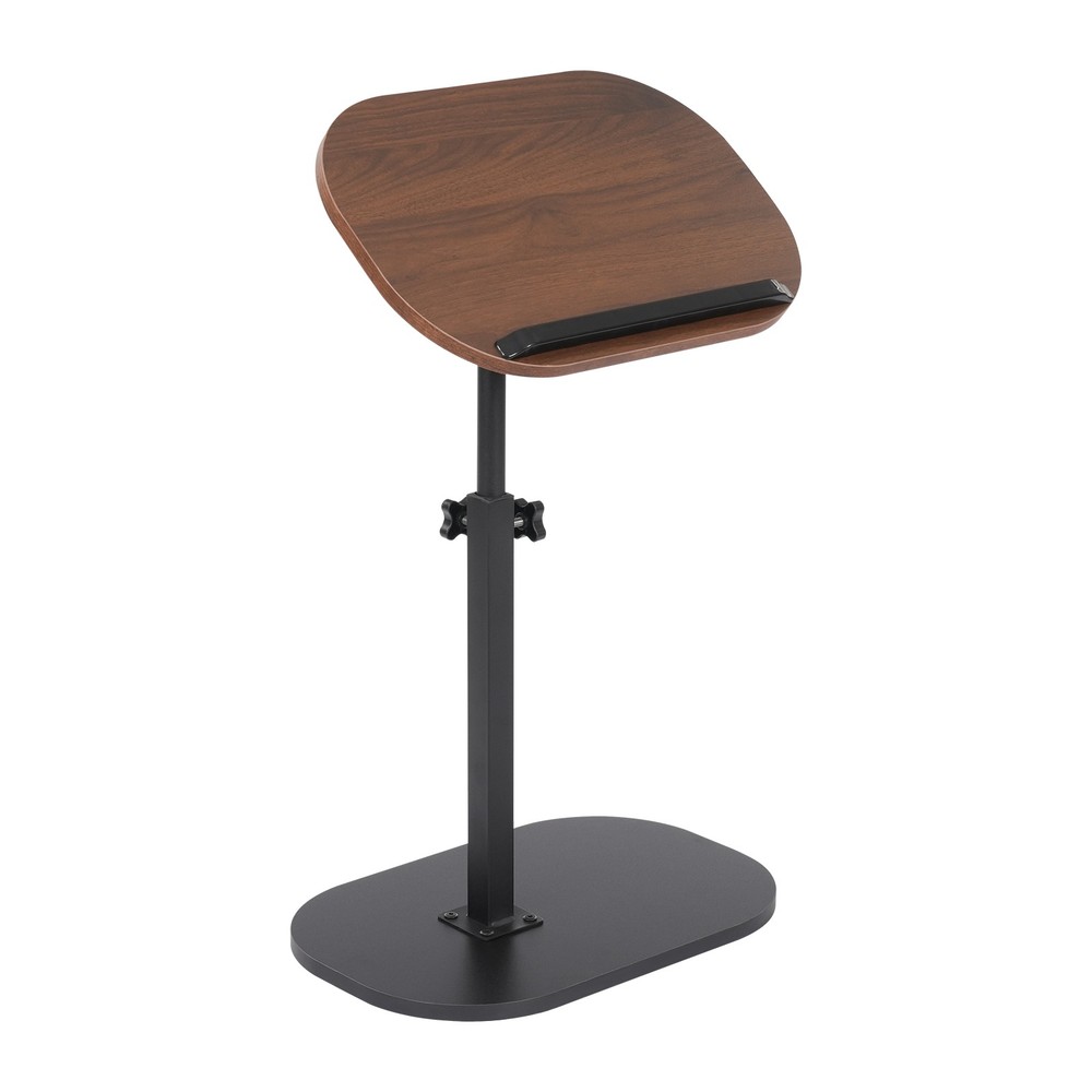 C-shaped Side Table Sofa Table for Living Room+Study Height Adjustable SideTable