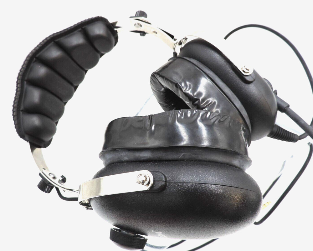 Crazed Pilot Black Flight Headset / Untested