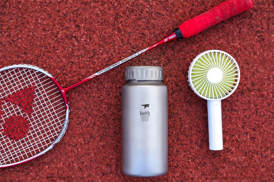 Keith Titanium Ti3036 Bottle with Leakproof, Quick Bayonet-type Cap Mount