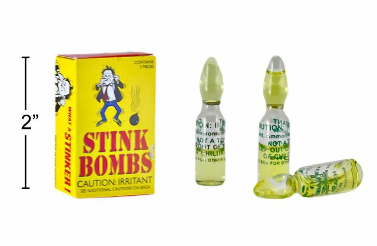6 STINK BOMBS Glass Vials SMELLY NASTY Ass Fart Gas Liquid Gag Gift Prank