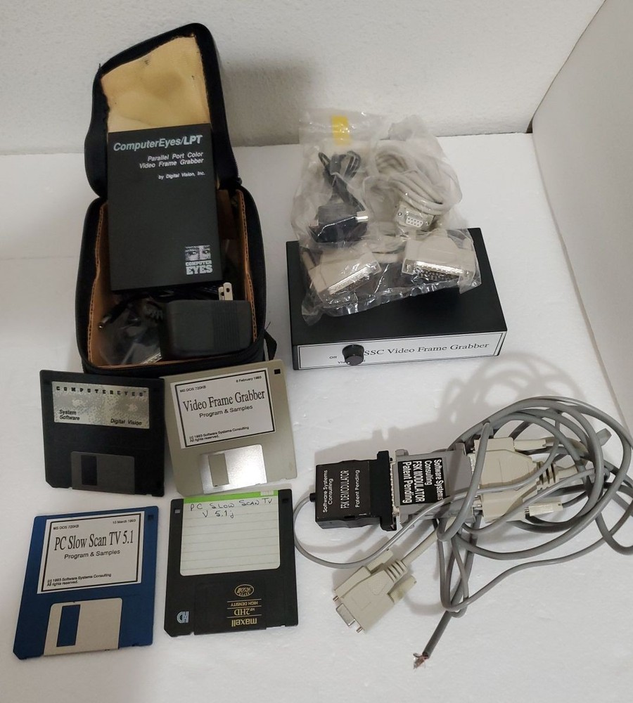 ComputerEyes / LPT Parallel Port Color Video Frame Grabber PC & More - UNTESTED