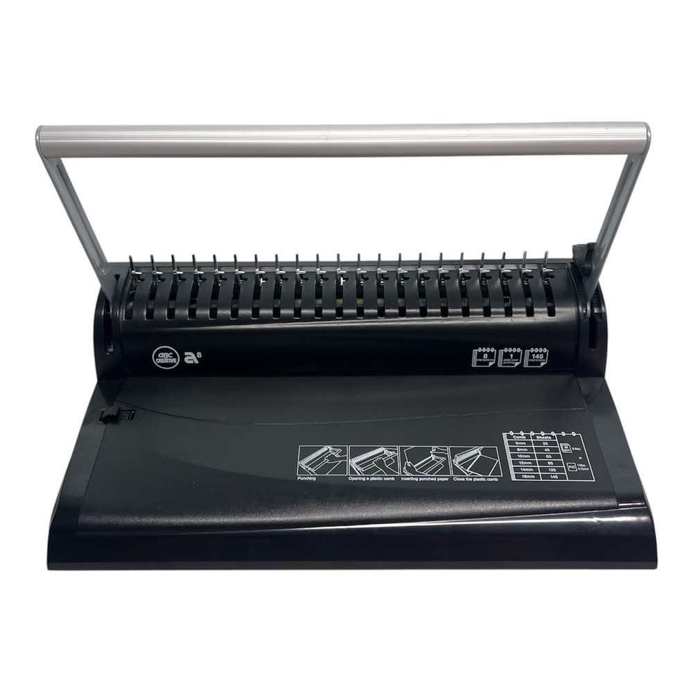 GBC Creative A8 Comb Binding Machine – Like New with Box – Binds 145 Sheets