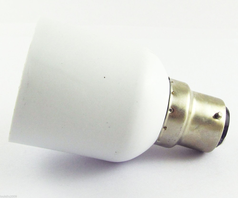 B22 to E40 Socket Base LED Halogen CFL Light Bulb Lamp Adapter Converter Holder