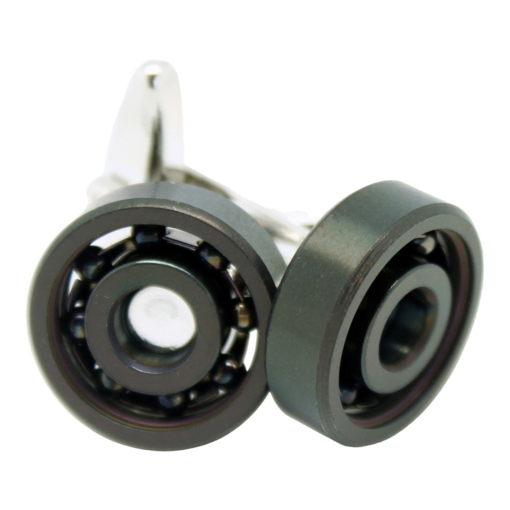 Grey Circular Cufflinks