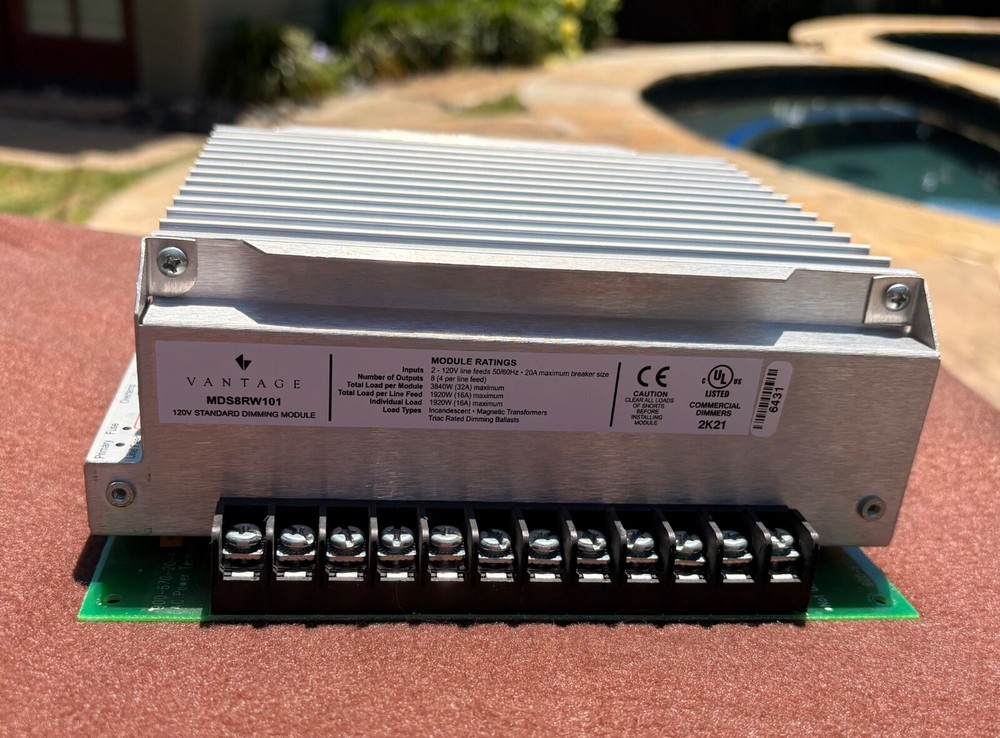 Vantage MDS8RW101 Standard Dimming Module