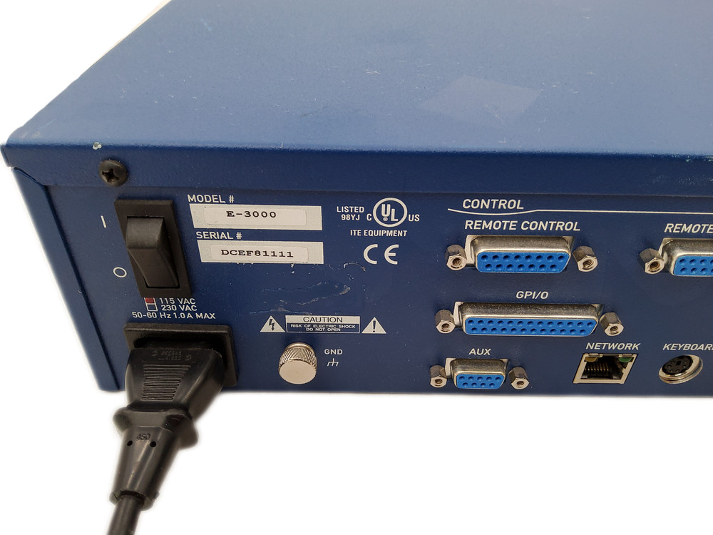 360 Systems E-3000 DigiCart/E Ethernet Audio Recorder