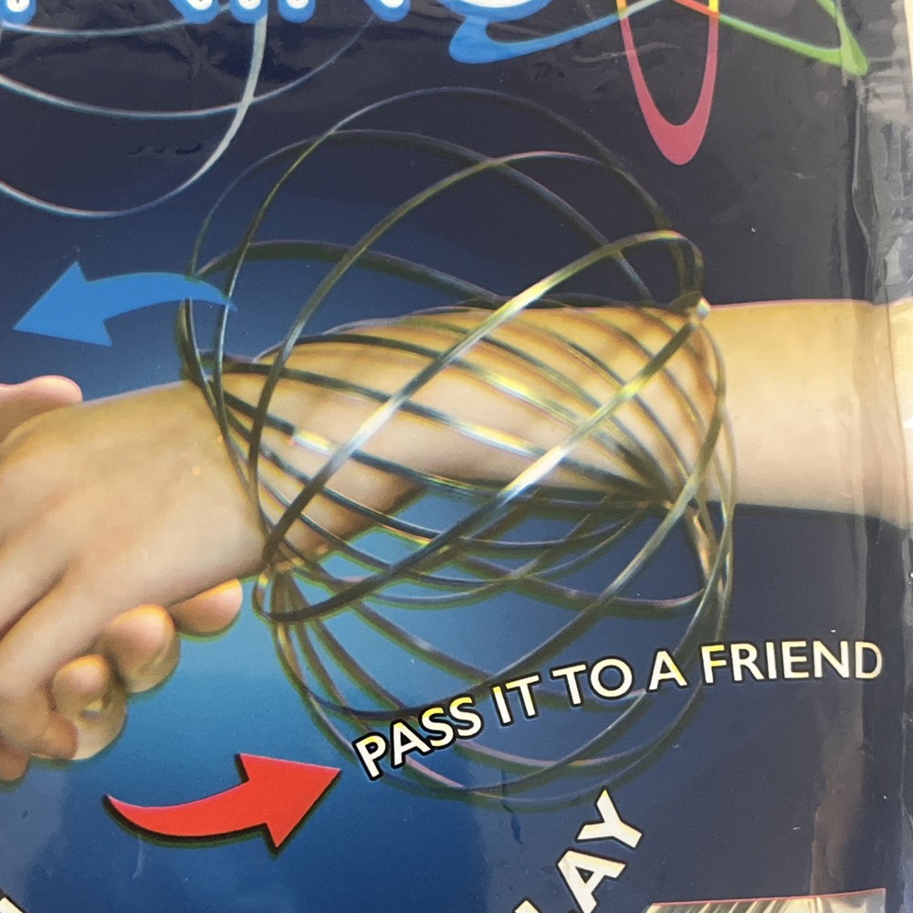 Interactive Flow Ring Spring Metal Kinetic Toy Bag Multi Sensory Educational 3D