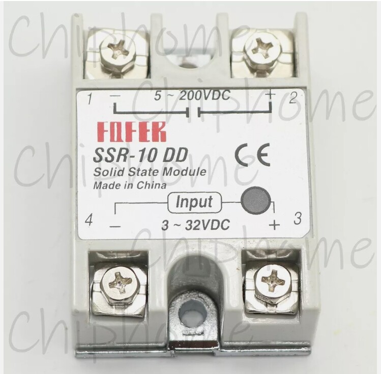 1PC SSR-10 DD DC 5-60V/3-32V DC Solid State Relay for PID Temperature Controller