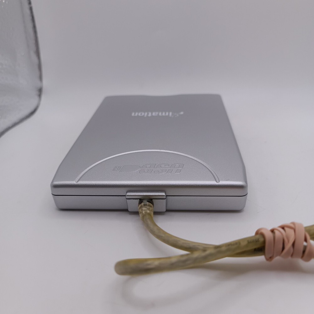 Imation Smart Disk Mitsumi D353FUE USB External Floppy Disk Drive Silver Tested