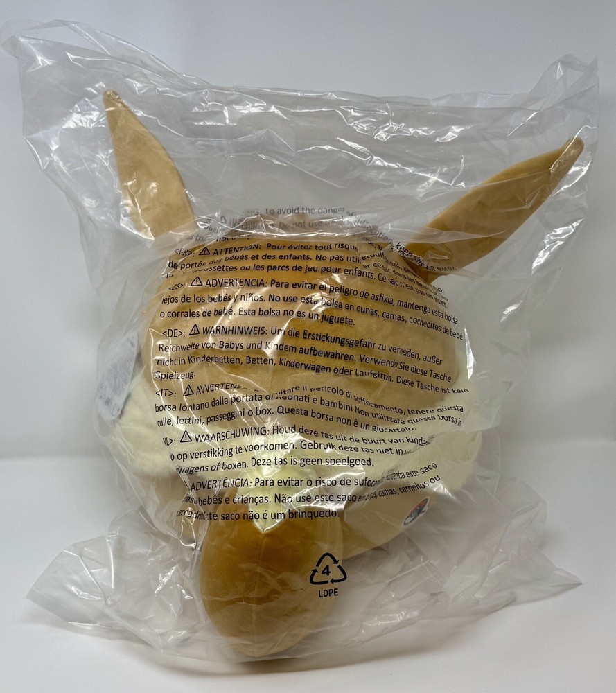 Squishmallow 12” Eevee Plush - Pokemon Center Exclusive with Patch