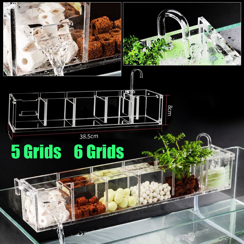 Aquarium External Filter Trickle Upper Multi-functional Fish Tank Water Filter