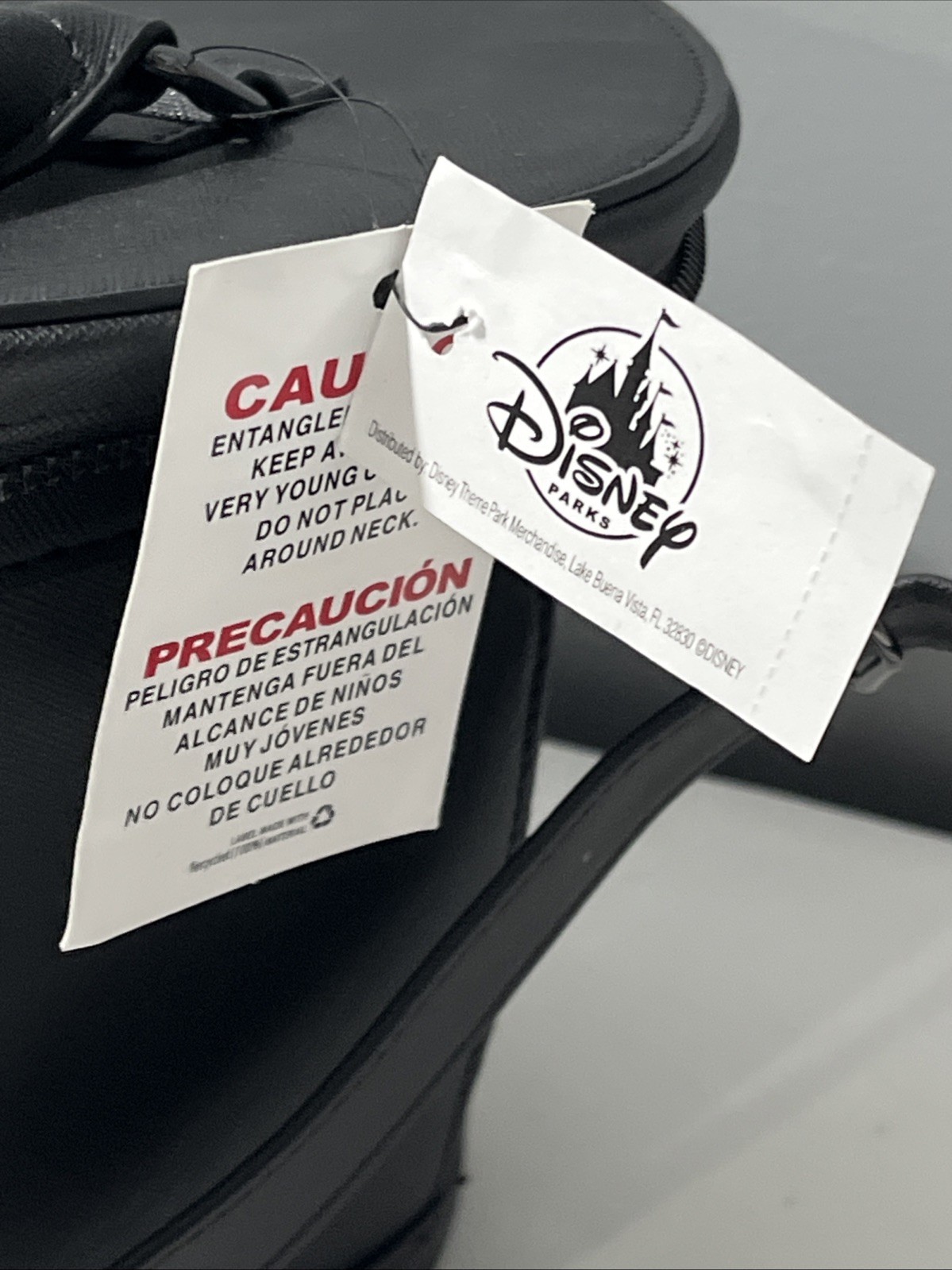 HATBOX GHOST Disney Parks Loungefly Black & Clear Haunted Mansion Crossbody Bag!