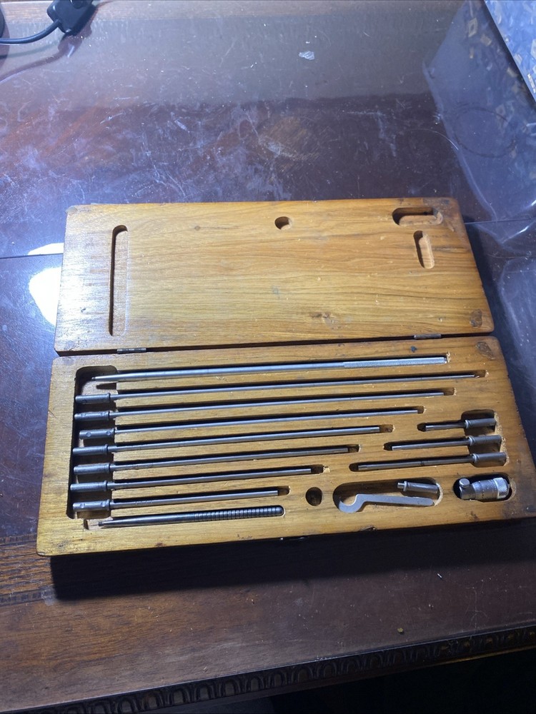 SCHERR TUMICO INSIDE MICROMETER 1.5"-12.5" RANGE .001" Complete & Functional