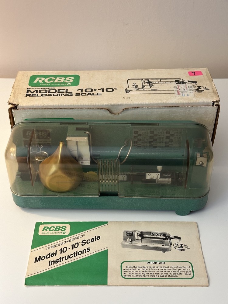 RCBS - Model 10-10  - Reloading Scale - 09073