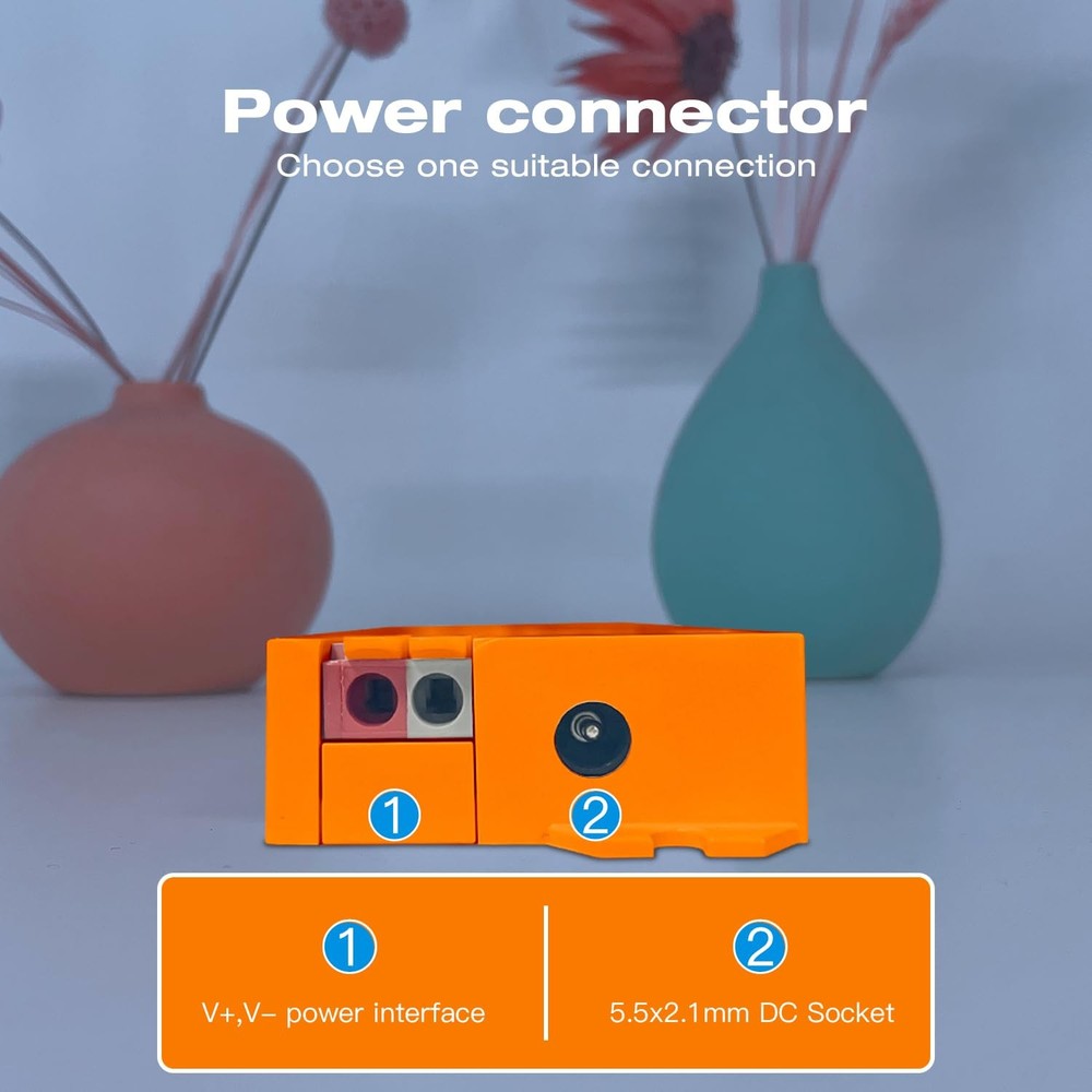 ESP32 WLED LED Strip Light Controller 15A Fuse Mic DIY Dynamic Lighting UART ...