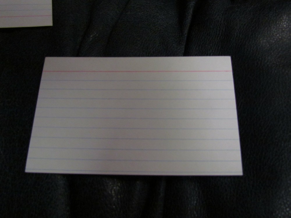 Paul Hamm Autographed Index Card