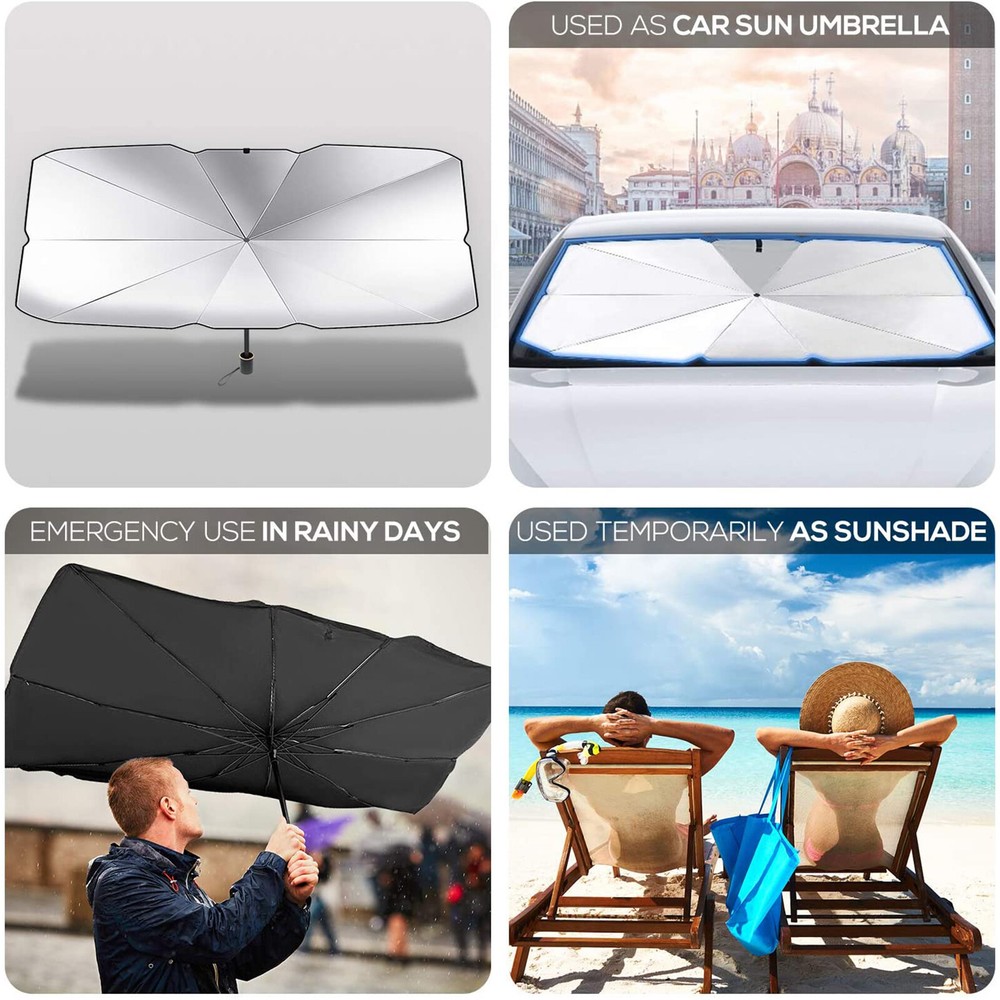 Car Sun Shade Windshield Sunshade Front Window Cover Visor UV Umbrella.Foldable