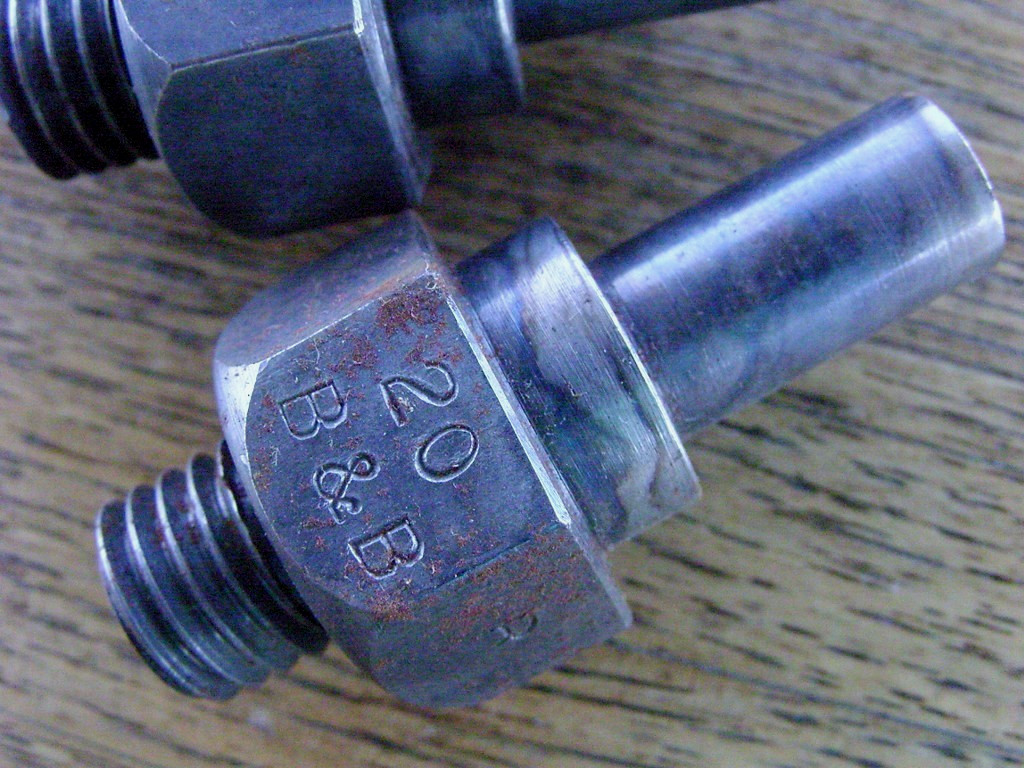 Vintage machine button Upholstery covering die set 20 T R L