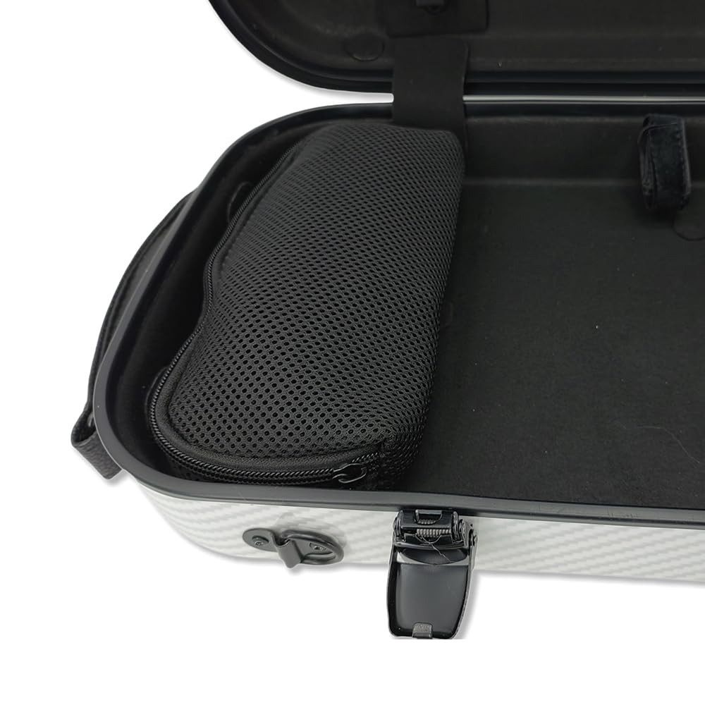Vetimobato Hard Shell Violin Case, 4/4 Full Size Carbon Fiber Rectangular Violin