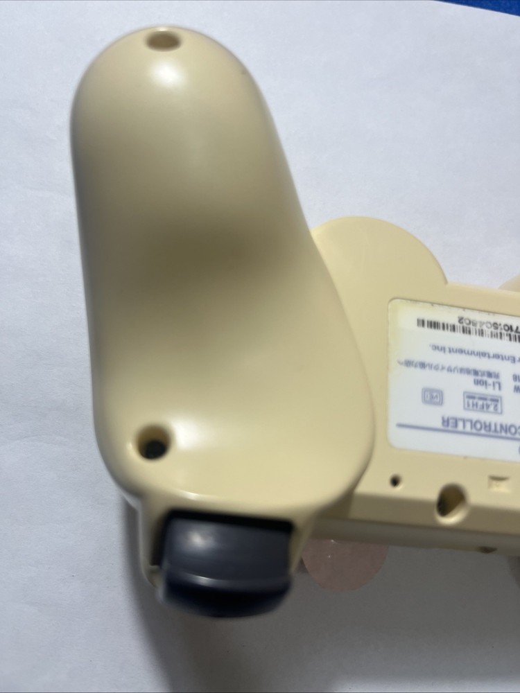 Sony PS3 Sixaxis Wireless Controller white yellowing OEM Original Tested Clean